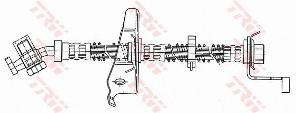 TRW PHD638 Brake Hose PHD638