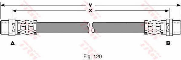Brake Hose TRW PHA343