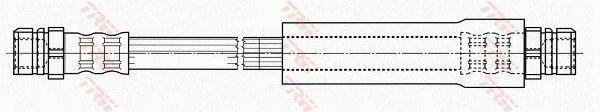 Brake Hose TRW PHA486