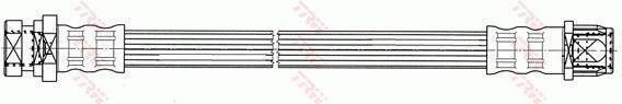 TRW PHA538 Brake Hose PHA538 PHA538 TRW Brake Hose