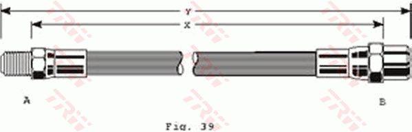 Brake Hose TRW PHB110