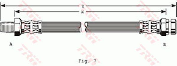 Brake Hose TRW PHB115