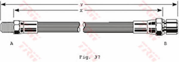 Brake Hose TRW PHB123