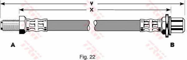 TRW PHB135 Brake Hose PHB135