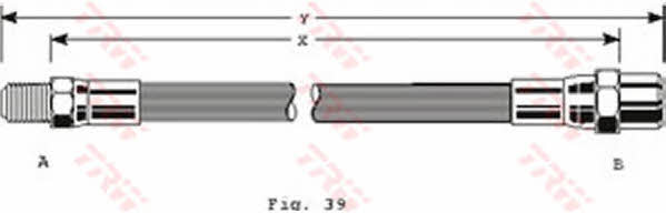 Brake Hose TRW PHB197