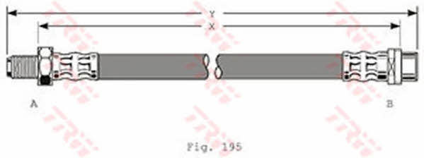 Brake Hose TRW PHB353