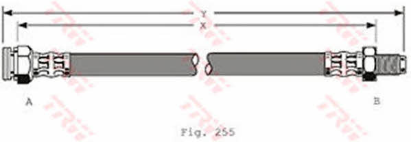 Brake Hose TRW PHB376