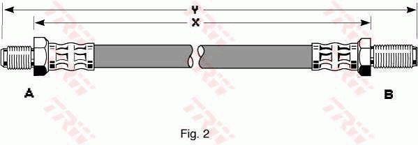 Brake Hose TRW PHC195