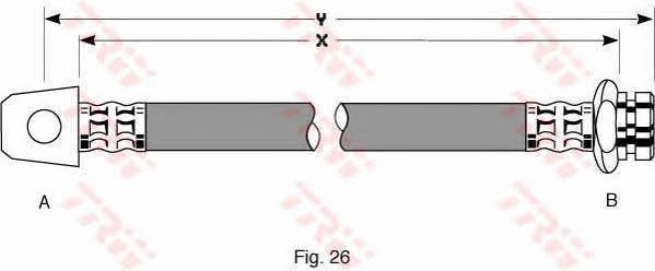 PHD115 TRW Brake Hose