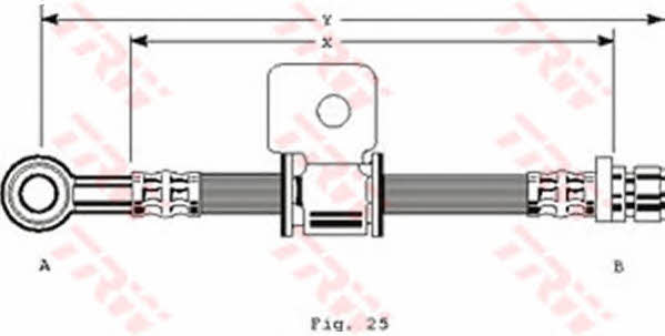 TRW PHD143 Brake Hose PHD143