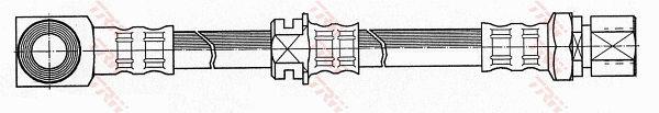 TRW PHD224 Brake Hose PHD224