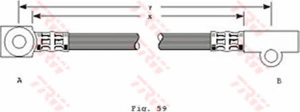 Brake Hose TRW PHD229