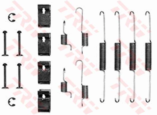 Brake pad fitting kit TRW SFK123