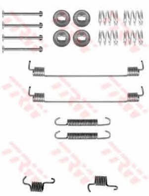Rear brake pad fitting kit Renault Thalia: SFK311 TRW Brake pad fitting kit
