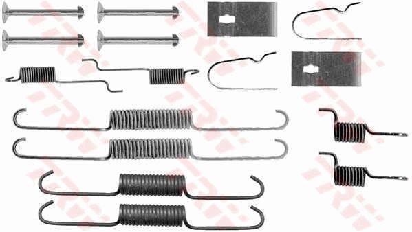 Brake pad fitting kit TRW SFK348