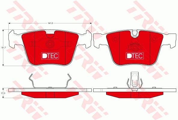 TRW GDB1675DTE Brake Pad Set, disc brake GDB1675DTE