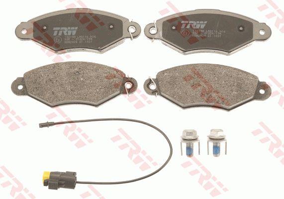 TRW GDB2024 TRW COTEC disc brake pads, set GDB2024