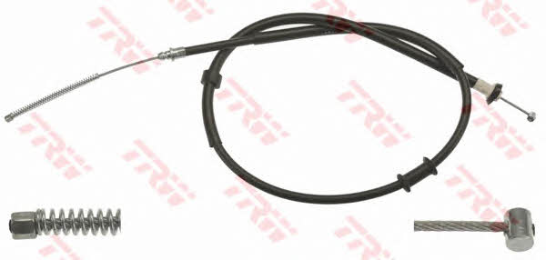 Brake system parts Ford Ka Mk2 (RU8): GCH642 TRW Parking brake cable left