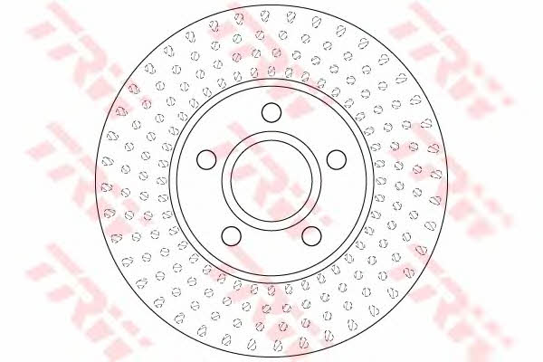 TRW DF6536 Front vented brake disc DF6536 DF6536 TRW Front vented brake disc