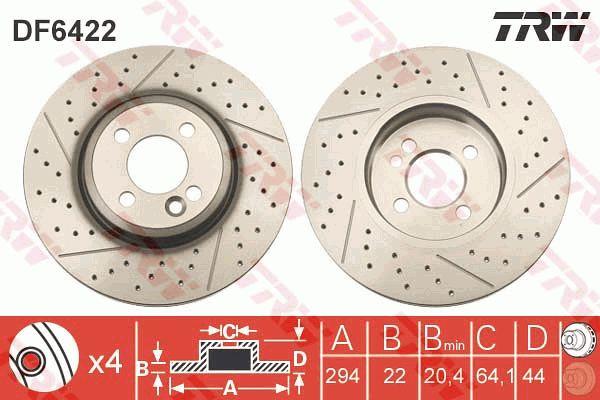 Buy TRW DF6422 – good price at EXIST.AE!
