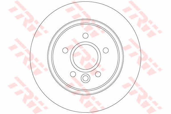Rear solid brake disc TRW DF6535