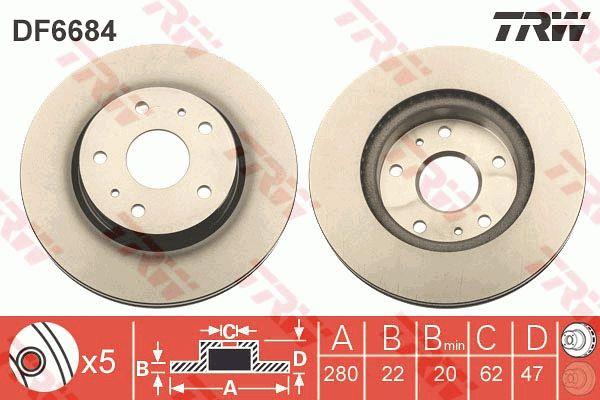 Buy TRW DF6684 at a low price in United Arab Emirates!