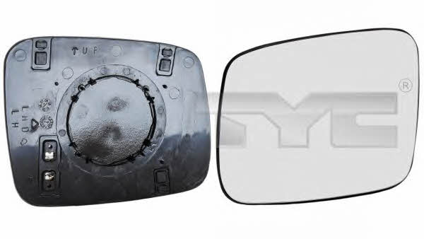 TYC 337-0088-1 Left side mirror insert 33700881