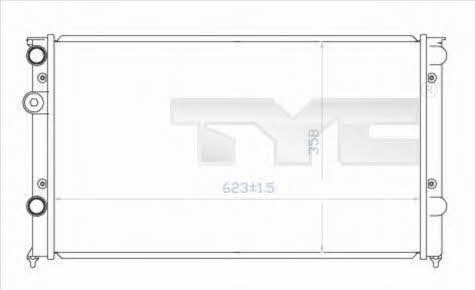 TYC 737-0030 Radiator, engine cooling 7370030