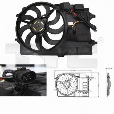 TYC 803-0002 Hub, engine cooling fan wheel 8030002