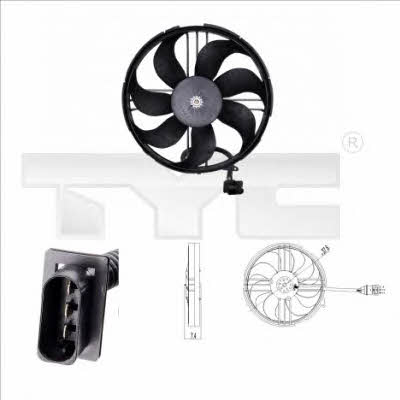 TYC 837-0018 Hub, engine cooling fan wheel 8370018