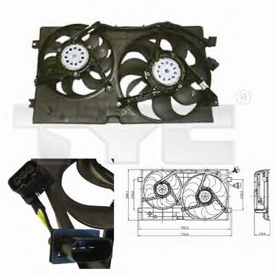  837-0023 Hub, engine cooling fan wheel 8370023