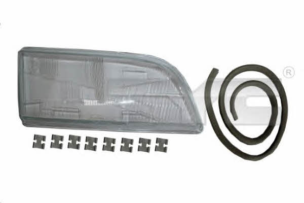 Main headlight glass TYC 20-3729-LA-1