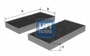 Ufi 54.215.00 Activated Carbon Cabin Filter 5421500