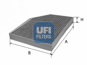 Ufi 54.222.00 Activated Carbon Cabin Filter 5422200