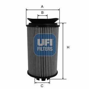 Ufi 25.092.00 Oil Filter 2509200