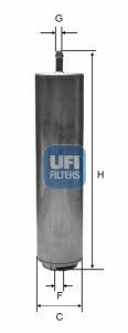 Ufi 31.952.00 Fuel filter 3195200