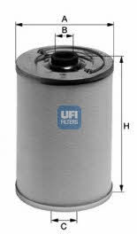Ufi 21.061.00 Fuel filter 2106100