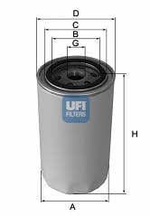 Ufi 23.120.01 Oil Filter 2312001