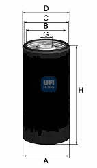 Ufi 23.144.02 Oil Filter 2314402