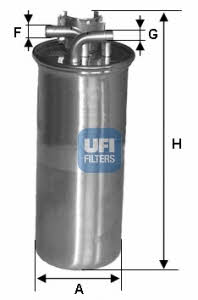 Ufi 24.001.00 Fuel filter 2400100
