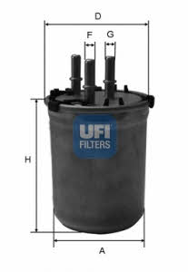 Ufi 24.033.00 Fuel filter 2403300