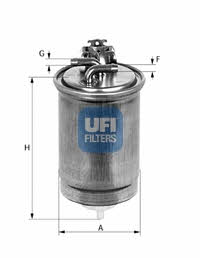 Ufi 24.403.00 Fuel filter 2440300