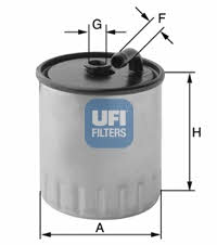 Ufi 24.429.00 Fuel filter 2442900