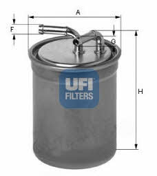 Ufi 24.437.00 Fuel filter 2443700