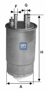 Ufi 24.ONE.00 Fuel filter 24ONE00