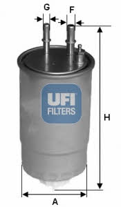Ufi 24.ONE.0B Fuel filter 24ONE0B