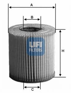 Ufi 25.065.00 Oil Filter 2506500