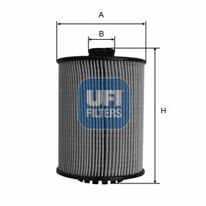 Ufi 25.089.00 Oil Filter 2508900