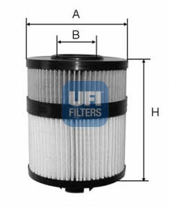 Ufi 25.108.00 Oil Filter 2510800