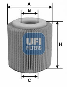 Ufi 25.150.00 Oil Filter 2515000